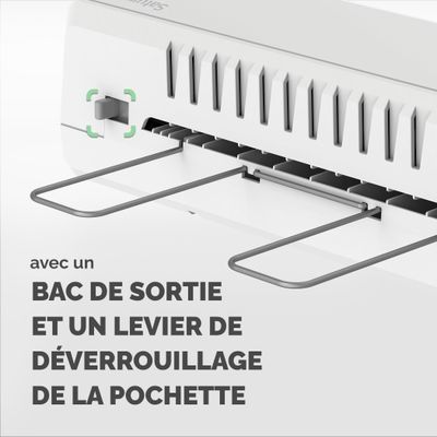 Fellowes Saturn A4 - Plastifieuse A4 - de 80 à 125 microns - à chaud et à froid
