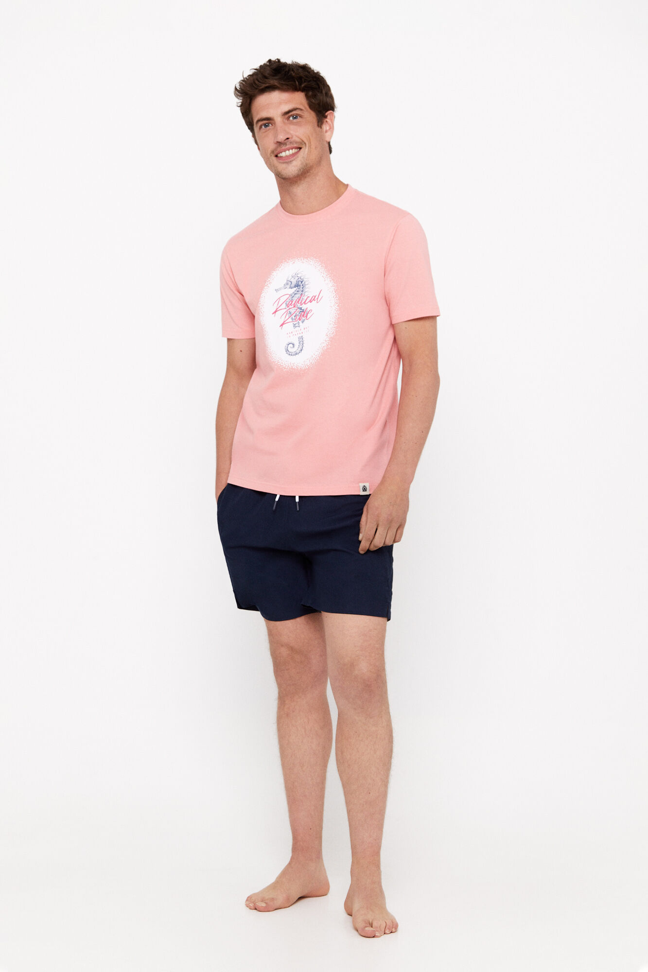 Camiseta estampada - Rosa