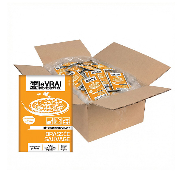 Nettoyant surodorant Le Vrai Brassée Sauvage 16 ml, lot de 125 doses