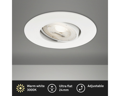LED inbouwspot IP23 5W 460 lm 3000K wit Ø 9/6,8 cm 230V