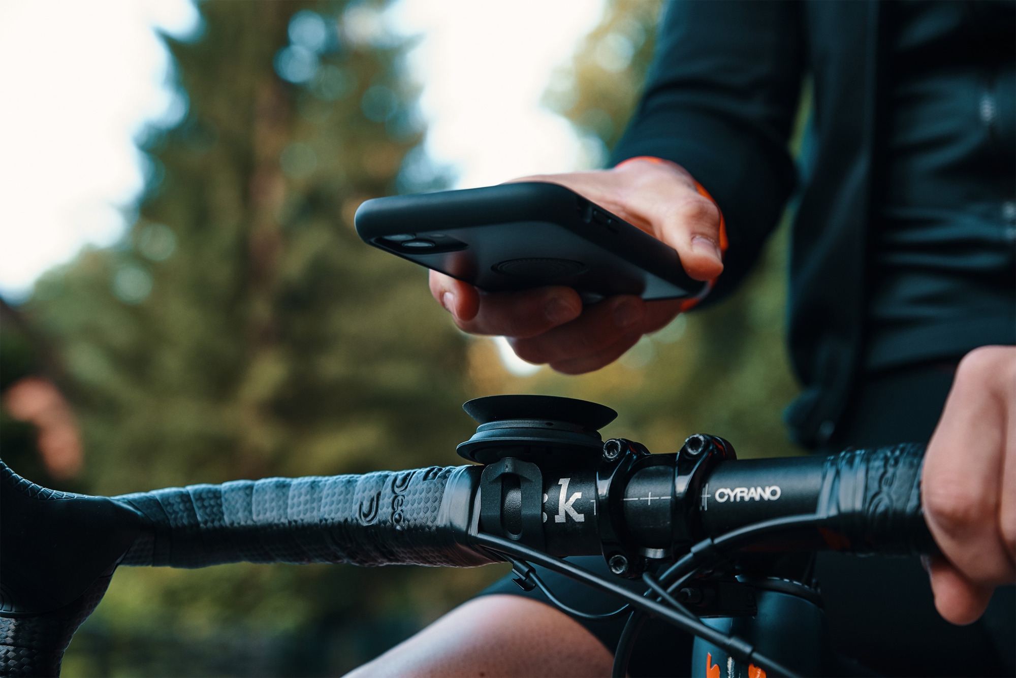 Fidlock Vacuum Handlebar Base Magnetische Smartphone Halterung für Fahrradlenker