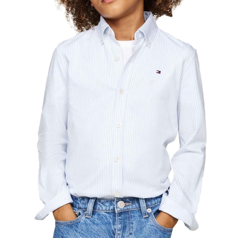 Tommy Hilfiger Chemise Blanche/Bleu Garçon Tommy Hilfiger Allover