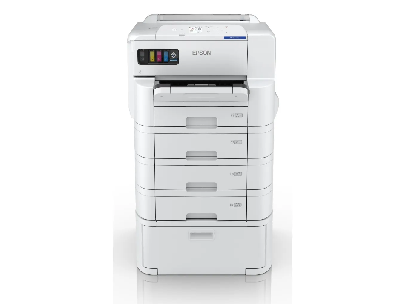 Epson WorkForce Pro EP-C7000DW - Printer - farve - Duplex - blækprinter - A3 - 4800 x 1200 dpi - op til 25 spm (mono) / op til 24 spm (farve) - kapacitet: 335 ark - USB 2.0, USB 3.0, Gigabit LAN, Wi-Fi(n), USB vært