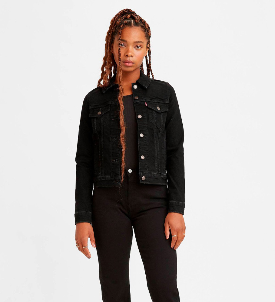 Jaqueta Trucker Preta Original Levi's