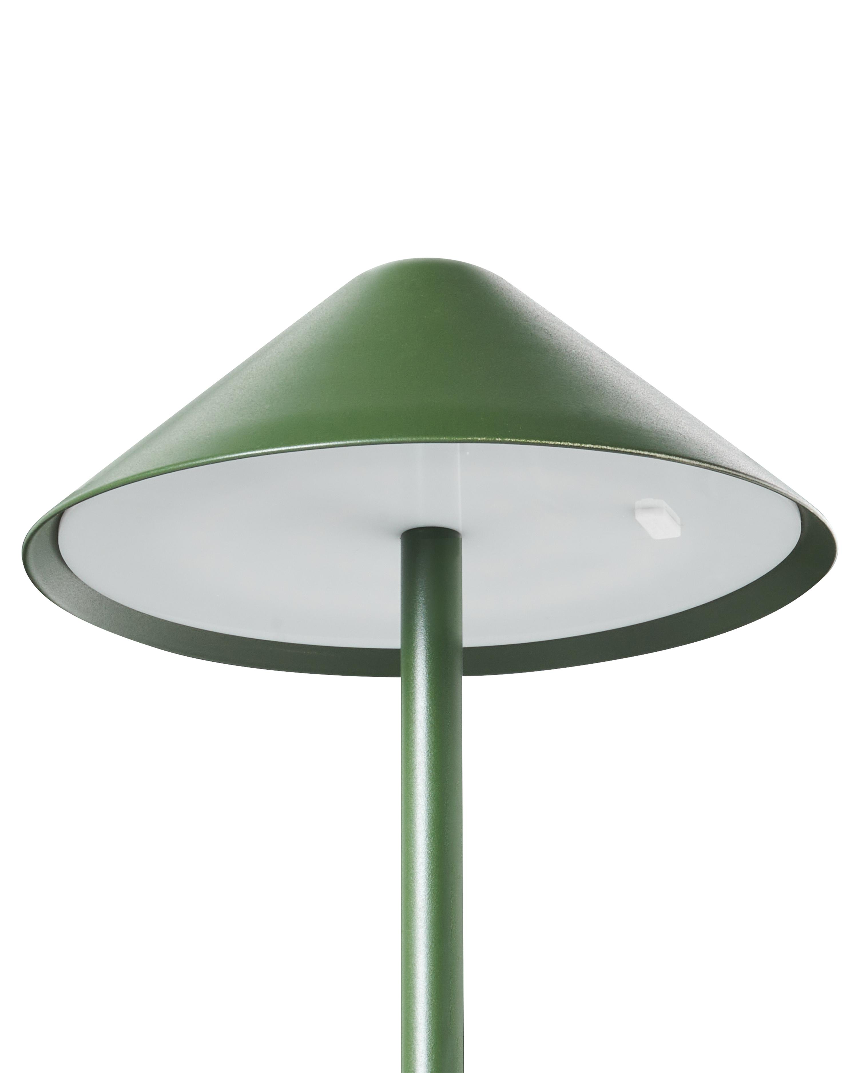 LED draadloze tafellamp MODJO met dimmer Metaal Groen