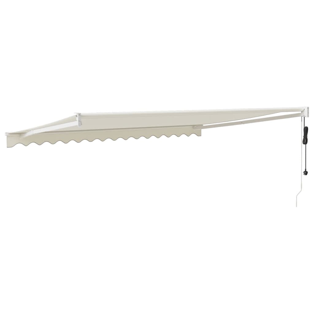 Auvent rétractable automatique crème 4x3 m