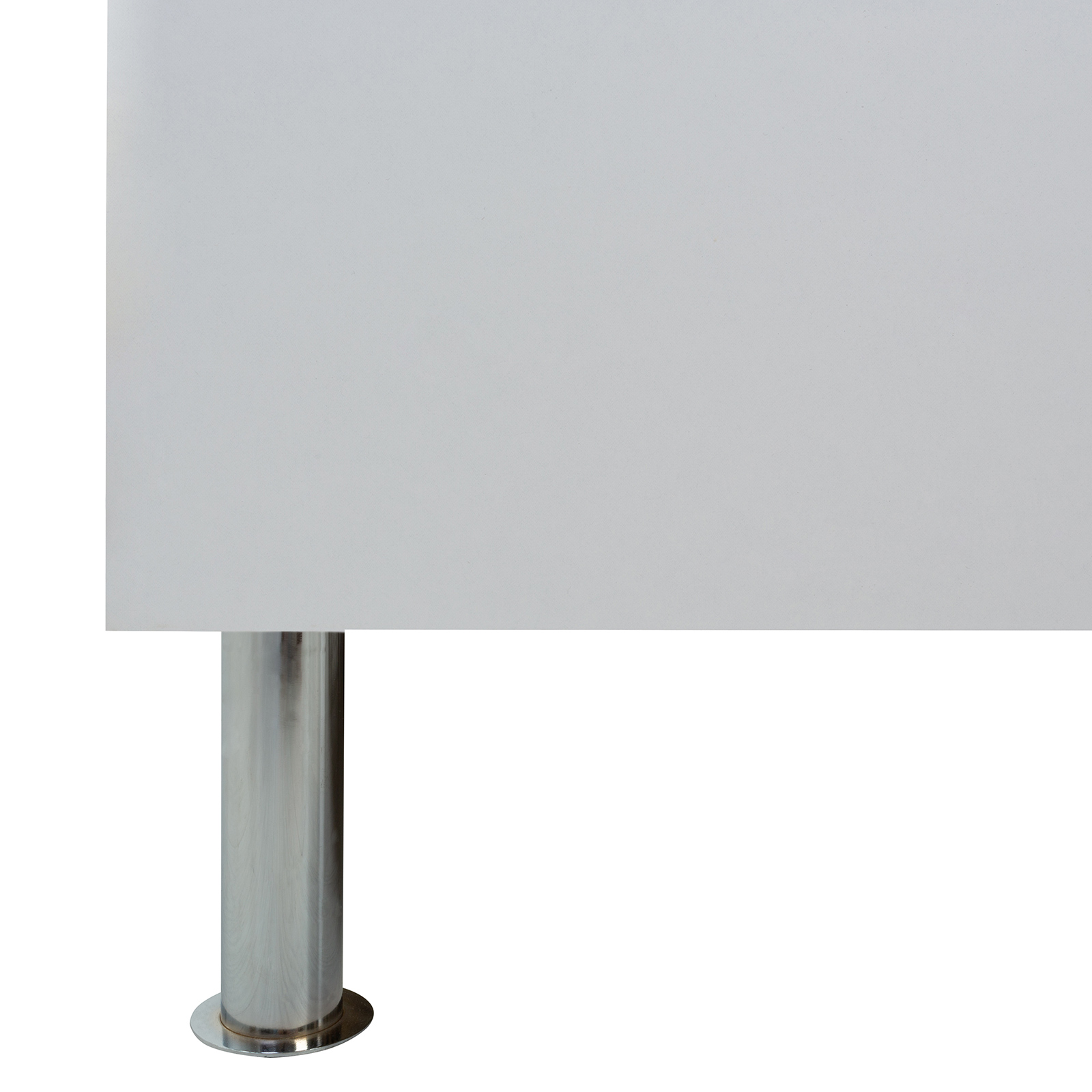 Bett - weiß-anthrazit - mit Matratze und Rollrost - 140x200 cm