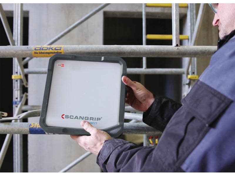 Scangrip Baustrahler Vega 4 Connect Leistungsstarke LED-Universalarbeitsleuchte für den professionellen Anwender
