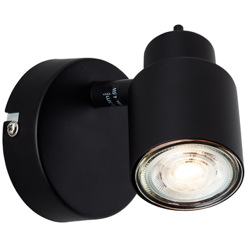 Brilliant wandspot Andres 1-lichts zwart