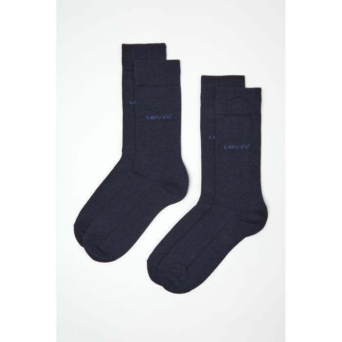 Levi's-2-pack effen sokken - levi's