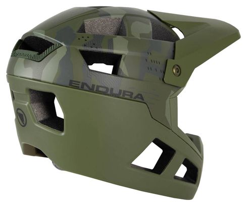Casque intégral Enfant Endura Singletrack Vert Camo Unique