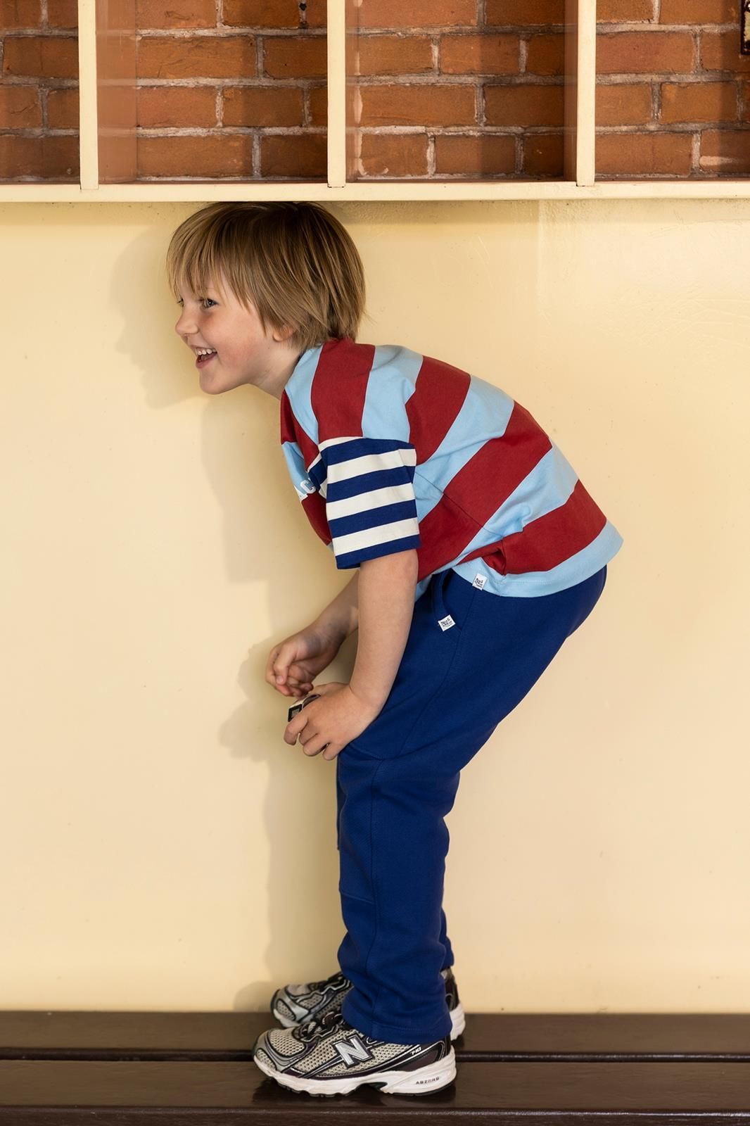 Noppies Kids T-shirt stripe - Cerulean