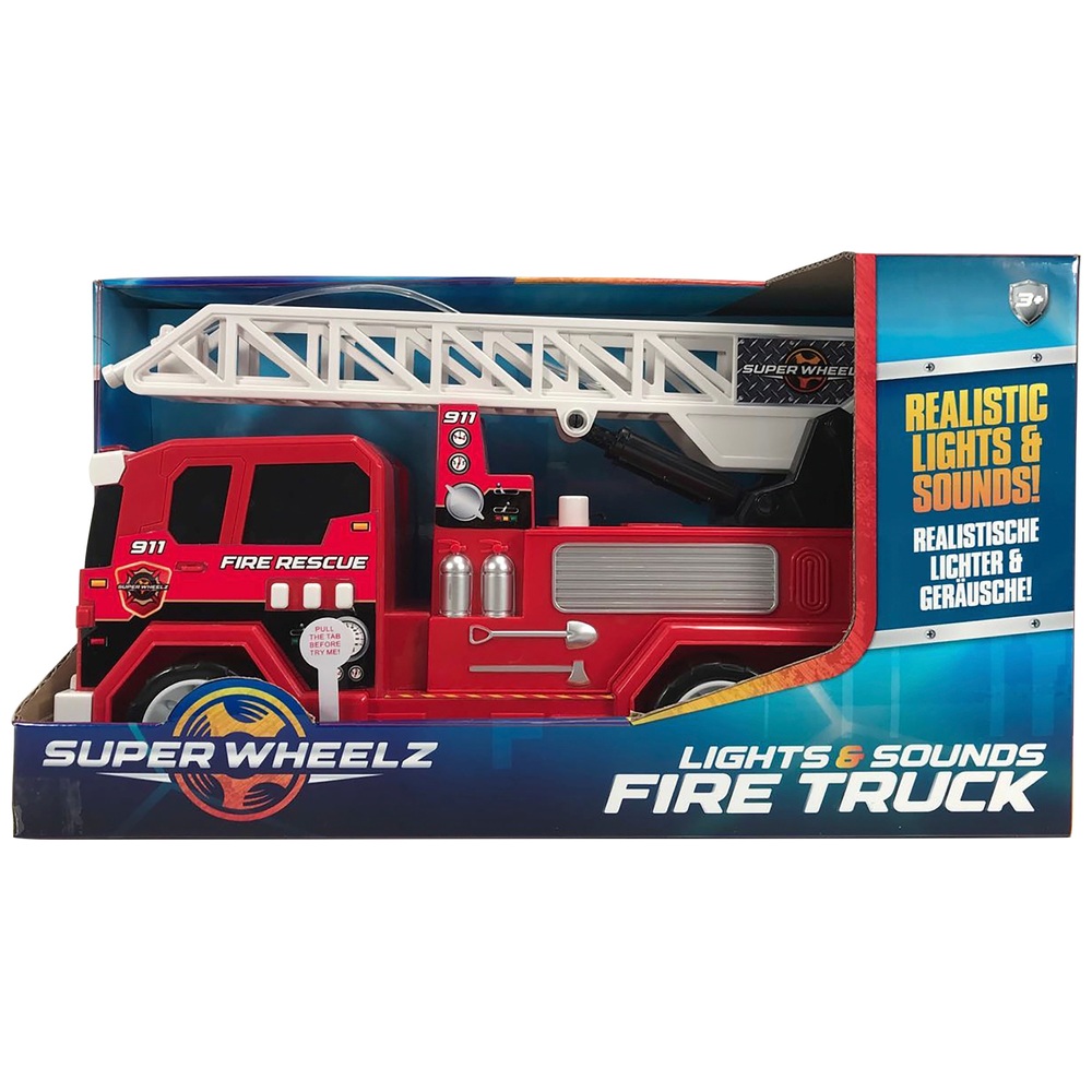 Super Wheelz Feuerwehrauto mit Licht und Sound