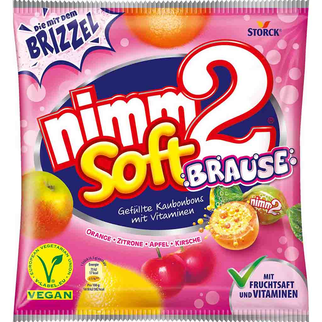 Nimm2 Soft Brause Maxi Pack 345g MHD:30.8.25
