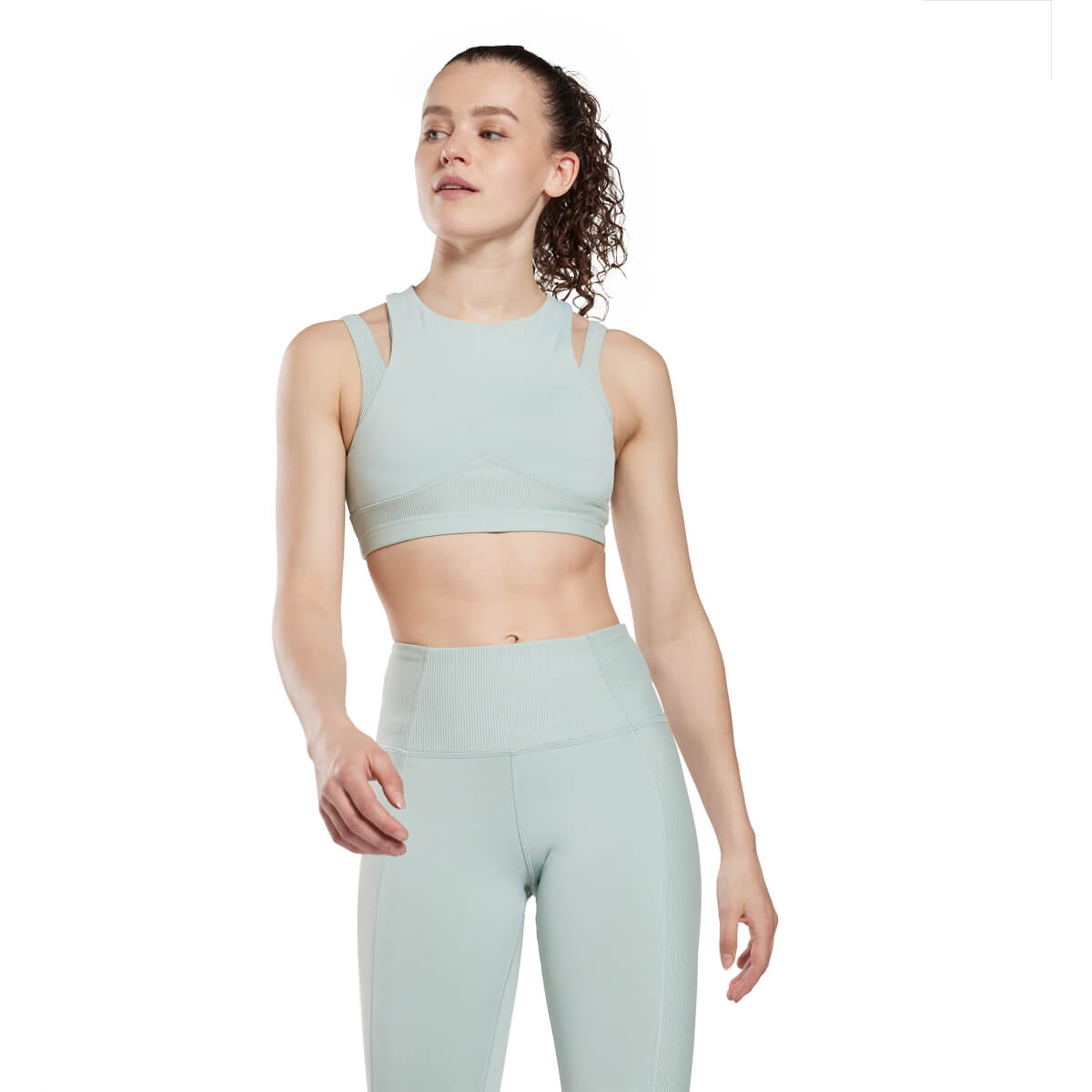 Reebok Layered Medium Support Sports BH Dame