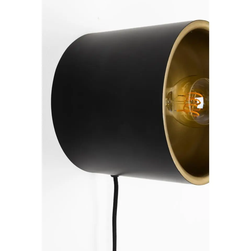 Housecraft Wall Lamp Sunny Round S - Zwart