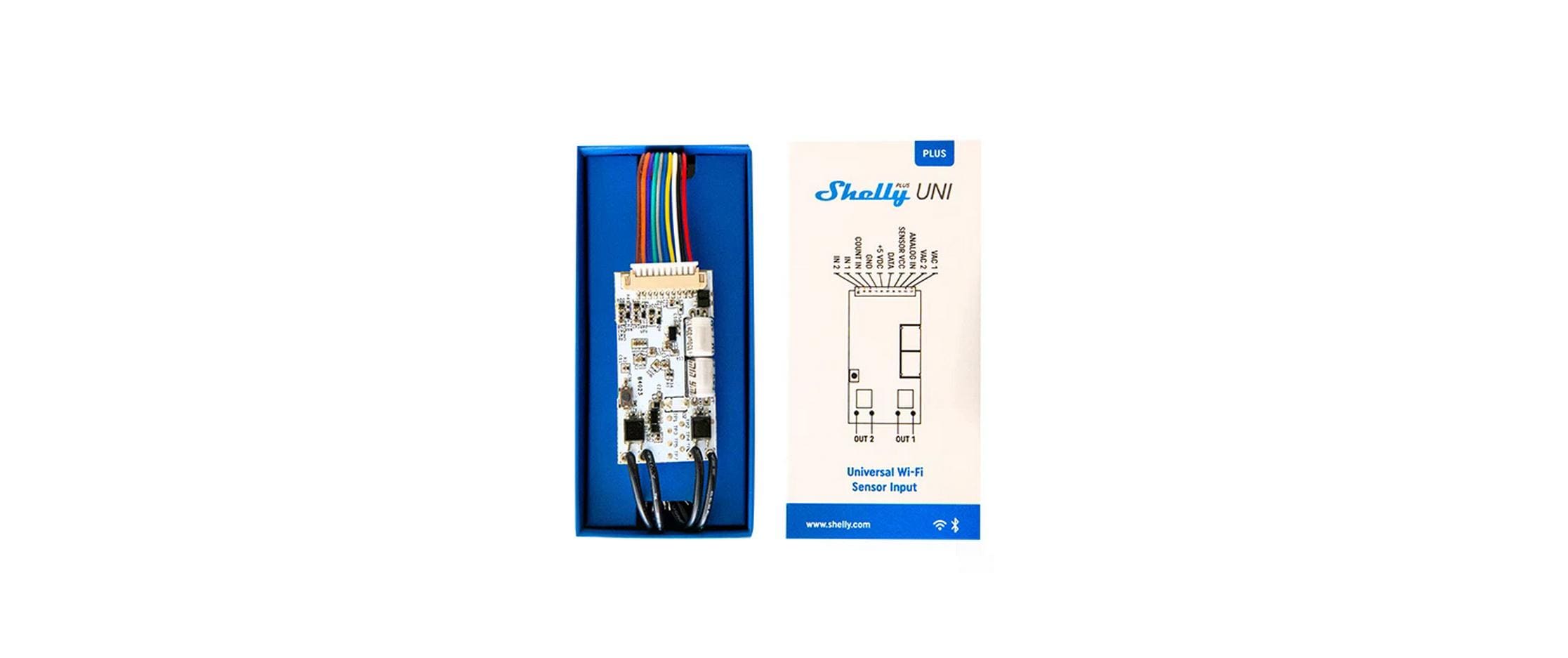 Universal Modul  Plus Uni, 1 x ADC, 1 x Data, 2 x DI, 2 x DOIntelligentes WLAN-gesteuertes Modul