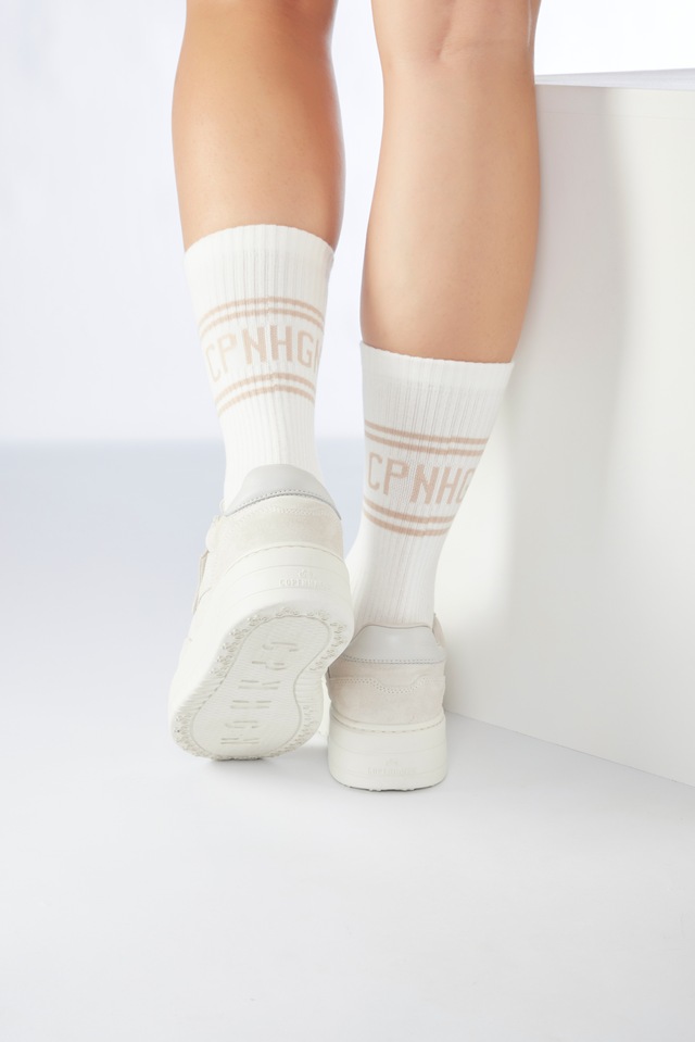 Copenhagen Studios Langsocken Packung, 2 Stk. tlg. mit Pikeé-Struktur unter der Sohle