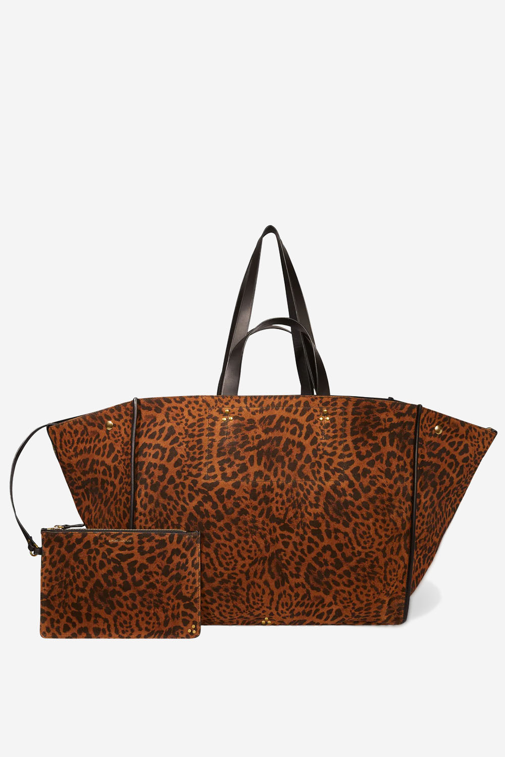 Leon L suede shoulder bag