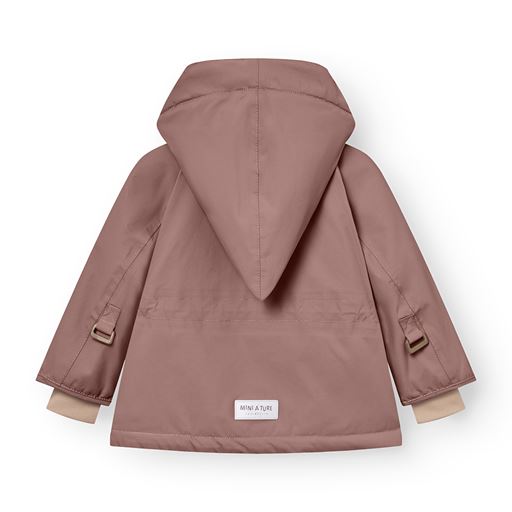 MINI A TURE MATWang Fleeceforet Vinterjakke, Light Plum, 80 cm