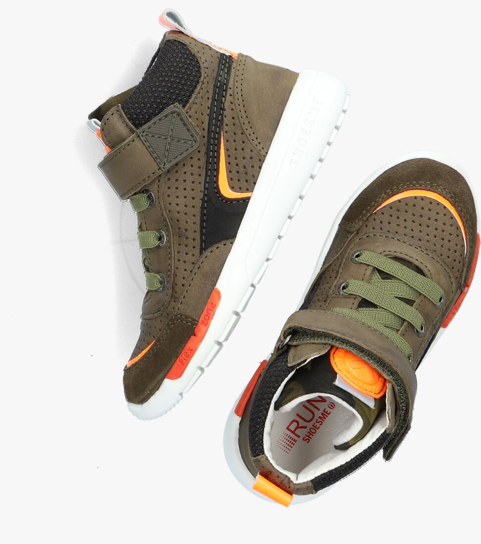 SHOESME groene shoesme hoge sneaker rf21w034