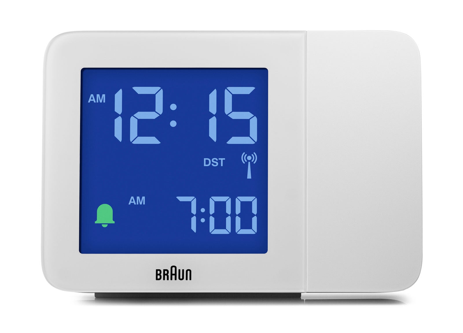 BRAUN Funkwecker 13 cm weiß