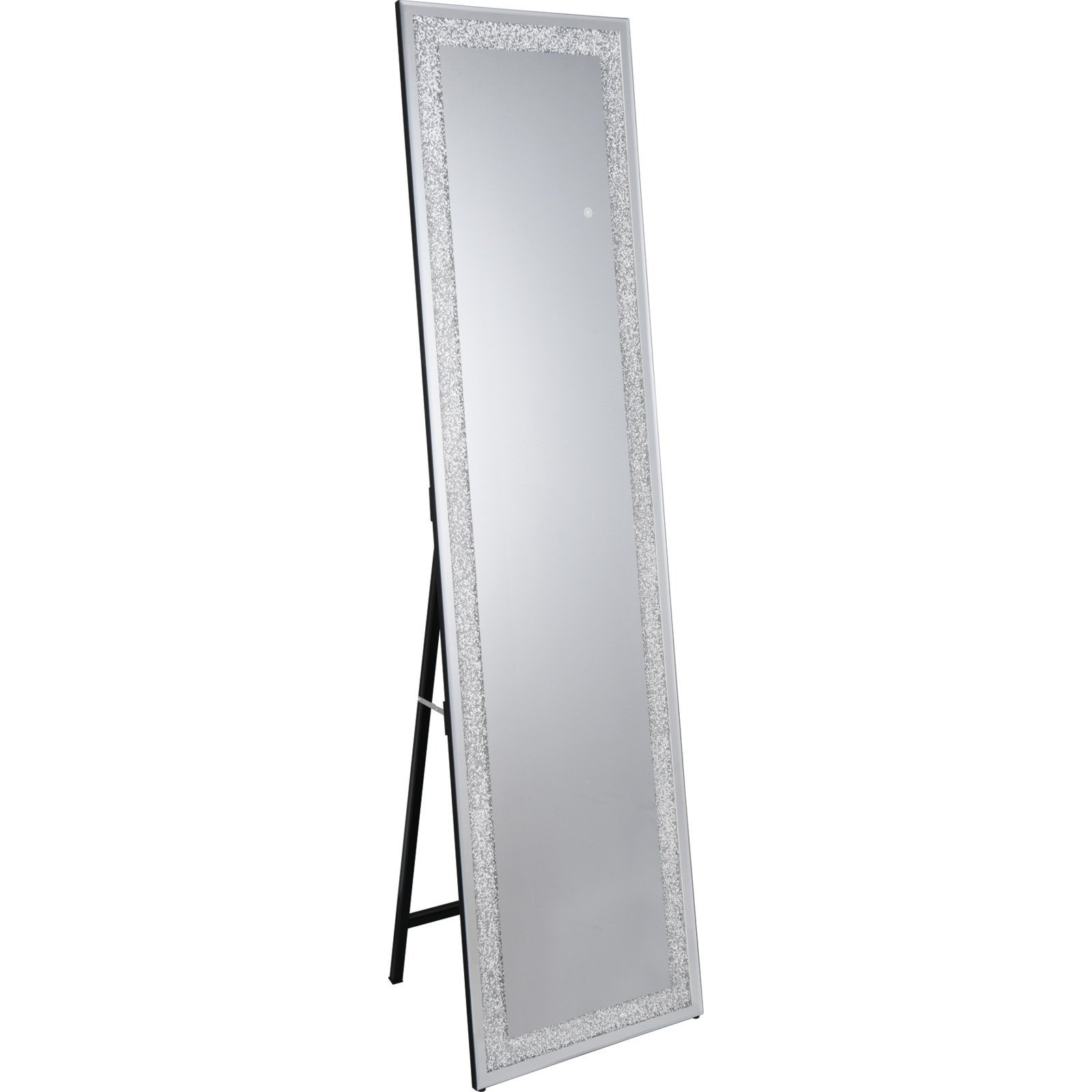 Standspiegel Hermine 40 LED-Glitzerrahmen
