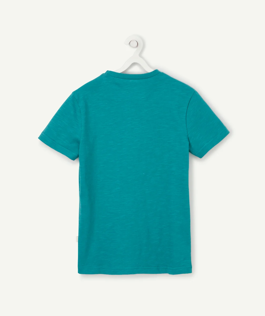 COSMIC VIBES - T-SHIRT VERT TAUREAU EN COTON BIO ENFANT