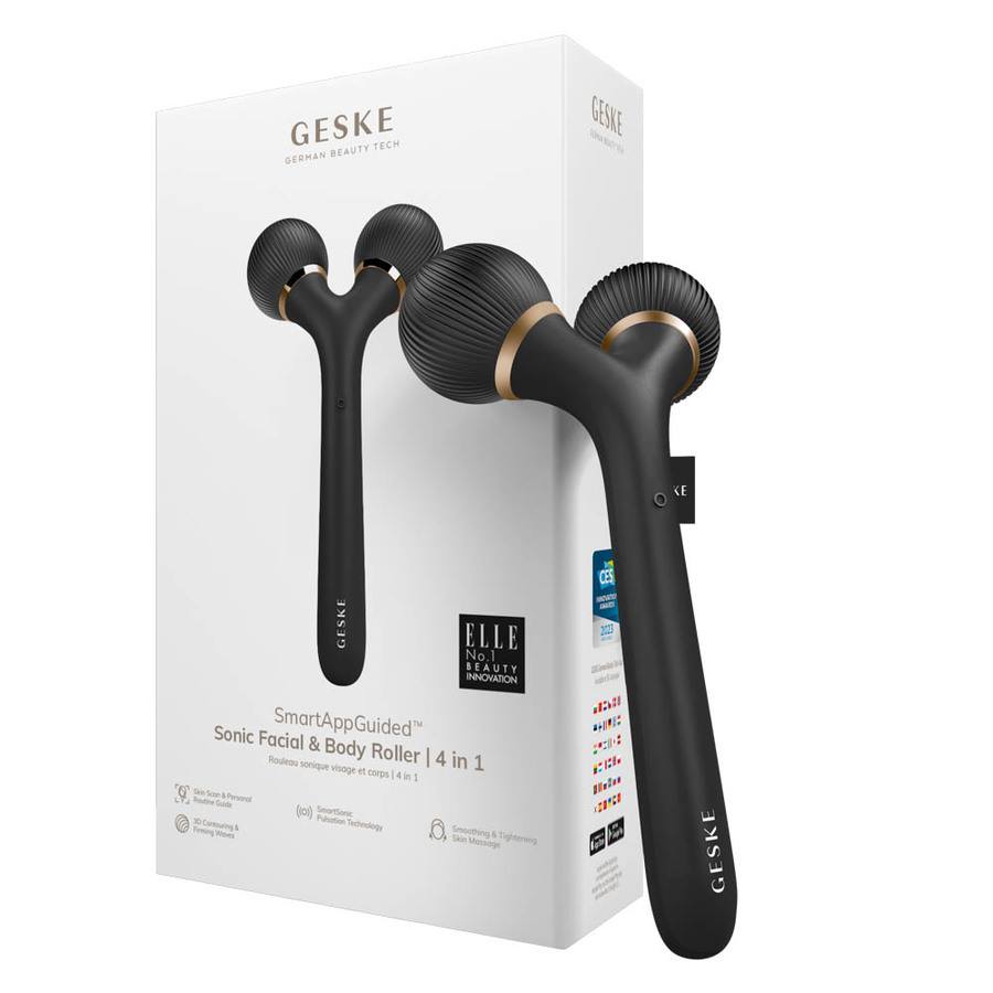 GESKE Sonic Facial & Body Roller 4 in 1 Gray