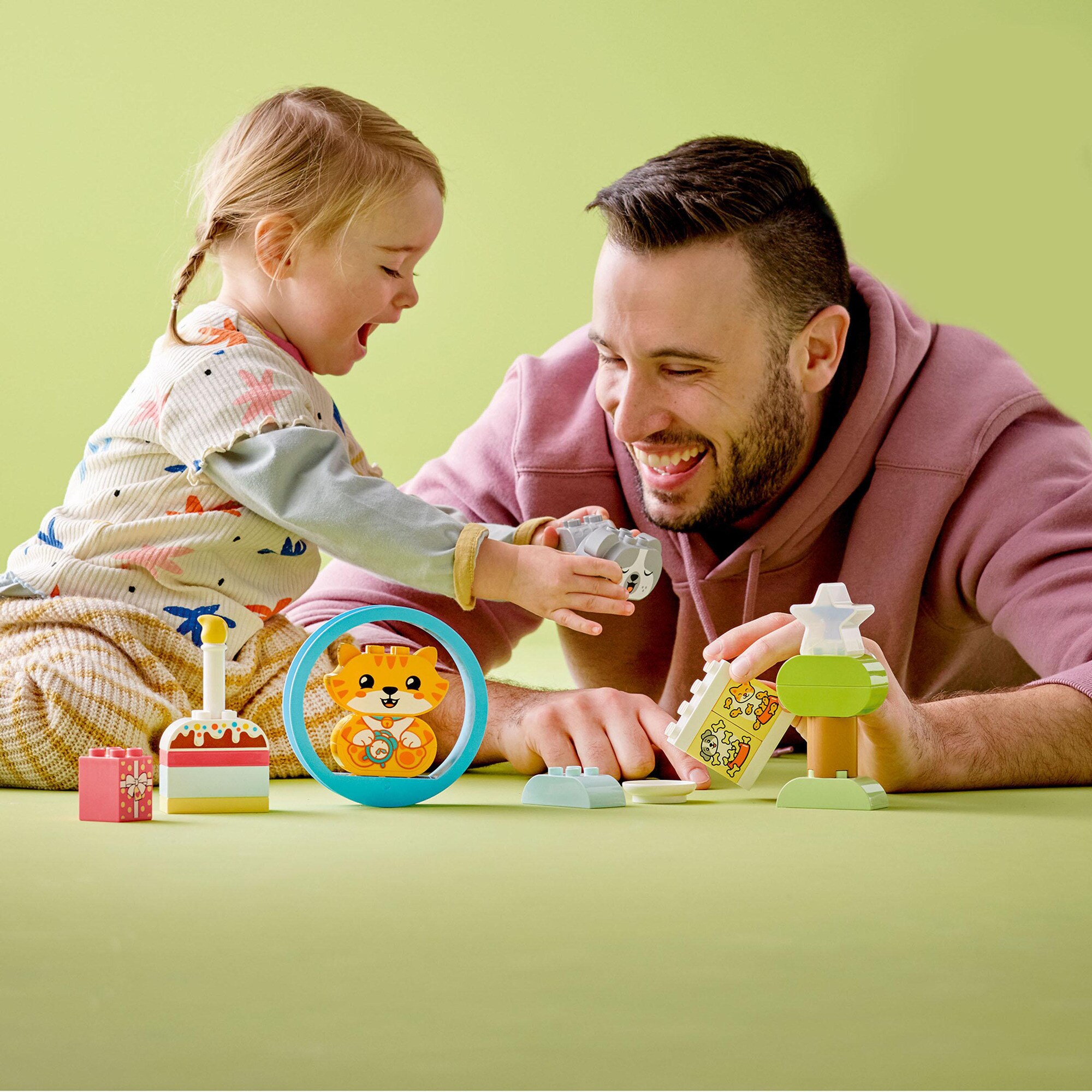 LEGO Konstruktionsspielzeug DUPLO Mein erstes Hündchen & Kätzchen