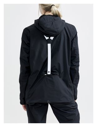 Veste Imperméable Craft Core Bike Ride Hydro Lumen Noir Femme