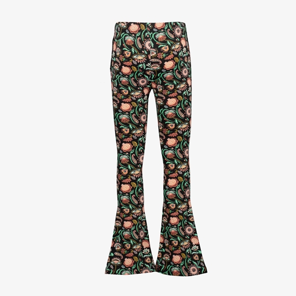 TwoDay meisjes flared broek zwart met print