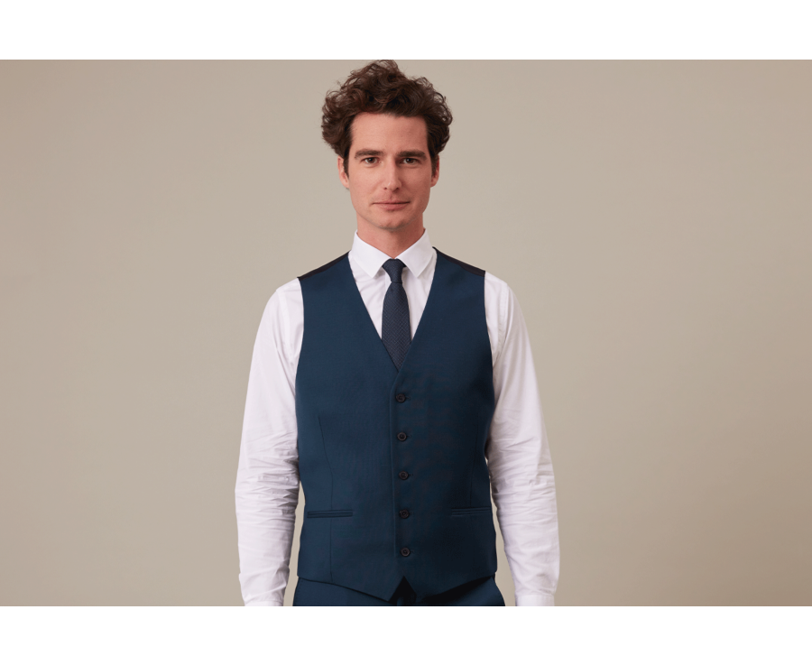 Gilet de costume homme Vert Bouteille - LAZARE