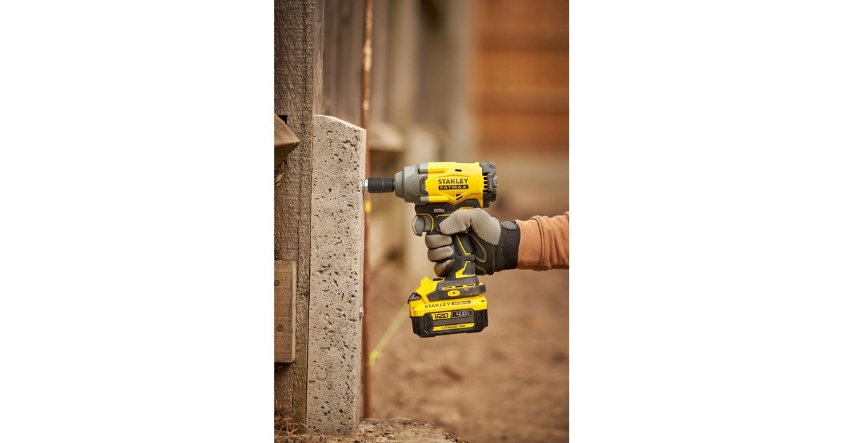 StanleyFATMAX V20 18V Brushless Slagmoersleutel SFMCF920B-XJ  (Geel/zwart, Zonder accu)