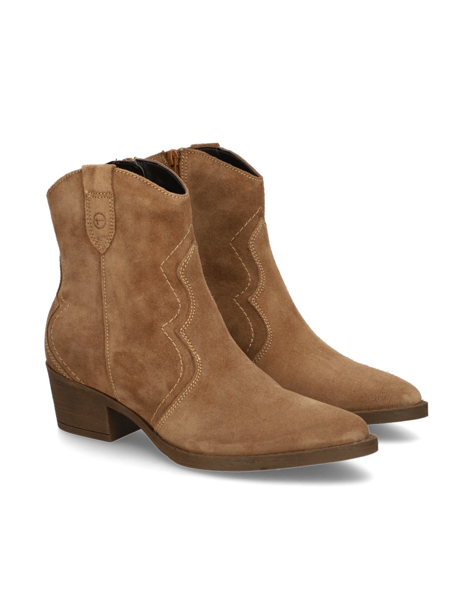 Veloursleder Stiefelette