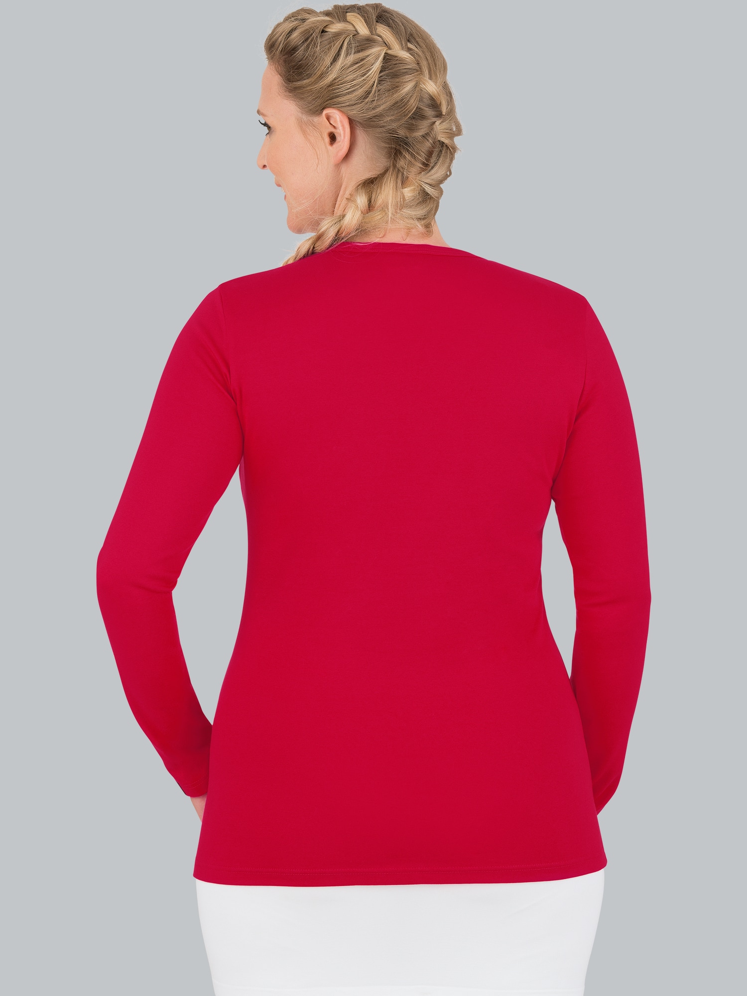 Langarmshirt Kirsch