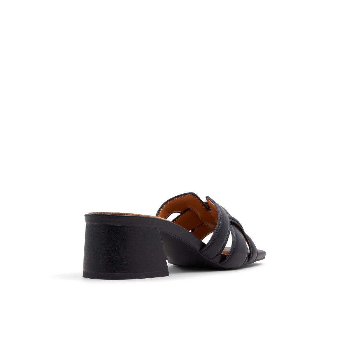 LUCA FERRI-Umiratlan-Mules Sandales - Talon bloc - Noir
