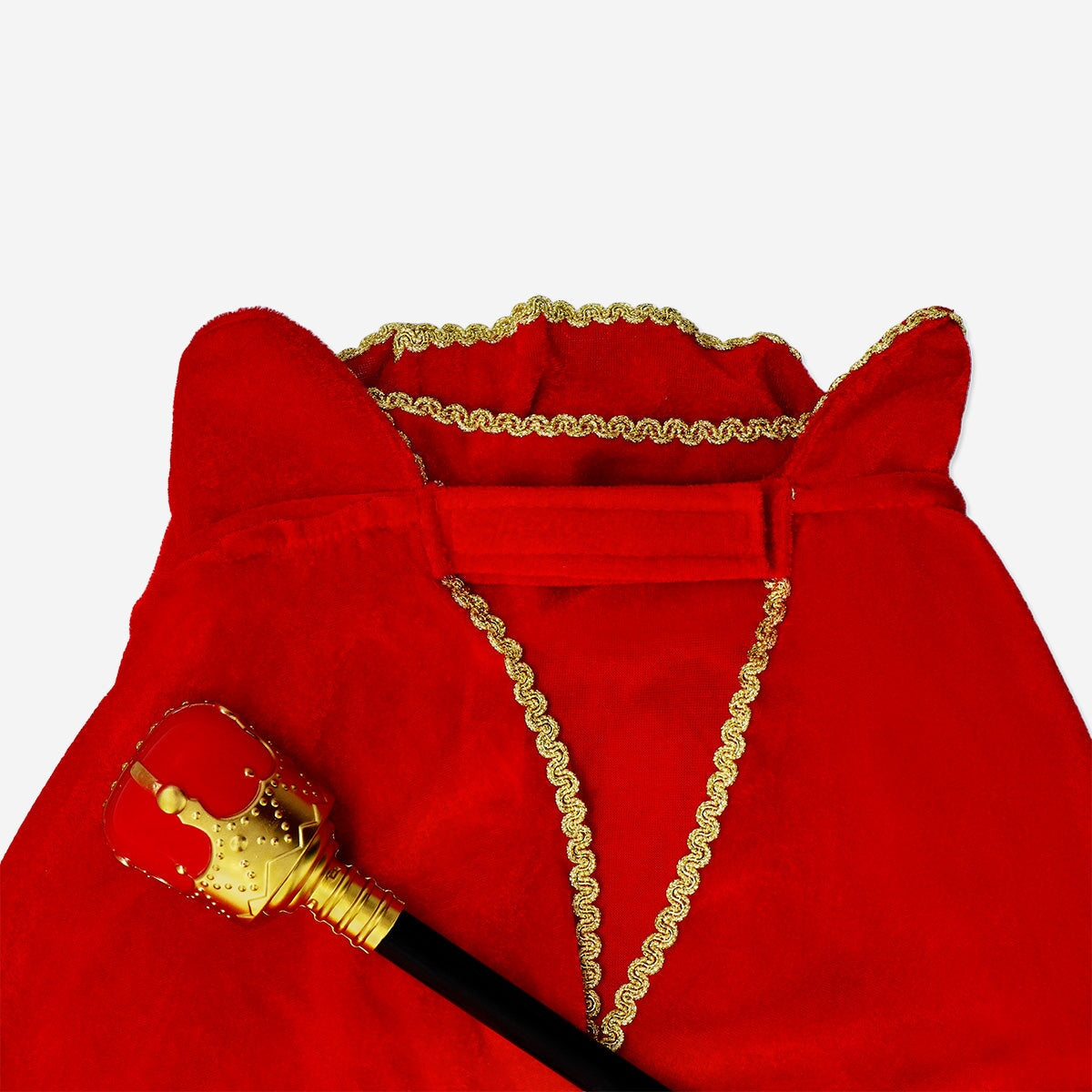 Kongekostume med scepter til børn - One size