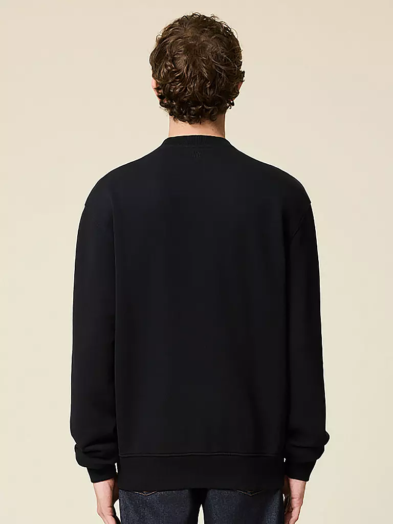 AMI PARIS Sweater AMI DE COEUR schwarz