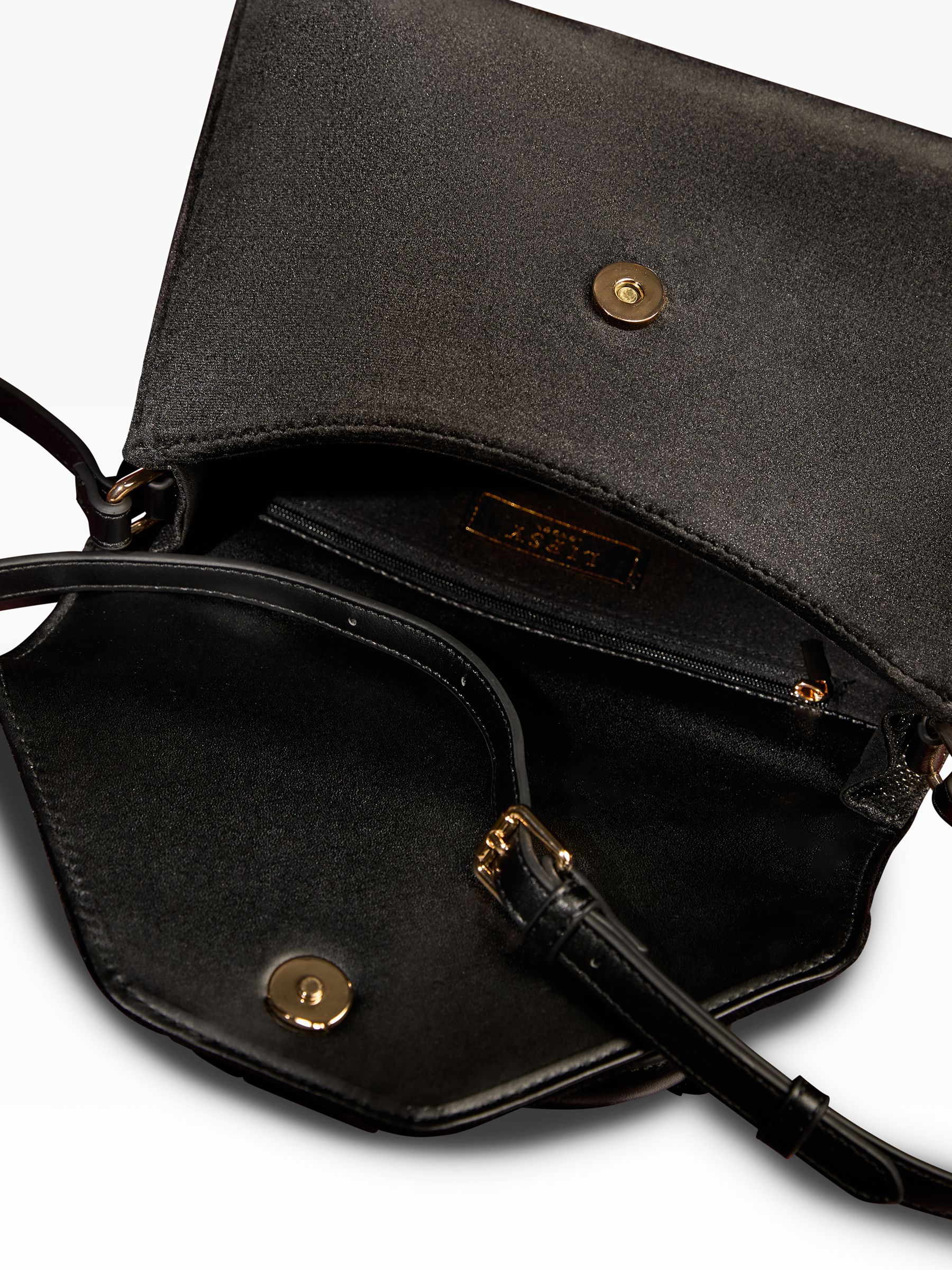 Zwart fluweel - Lipsy Medium Top Handle Shopper