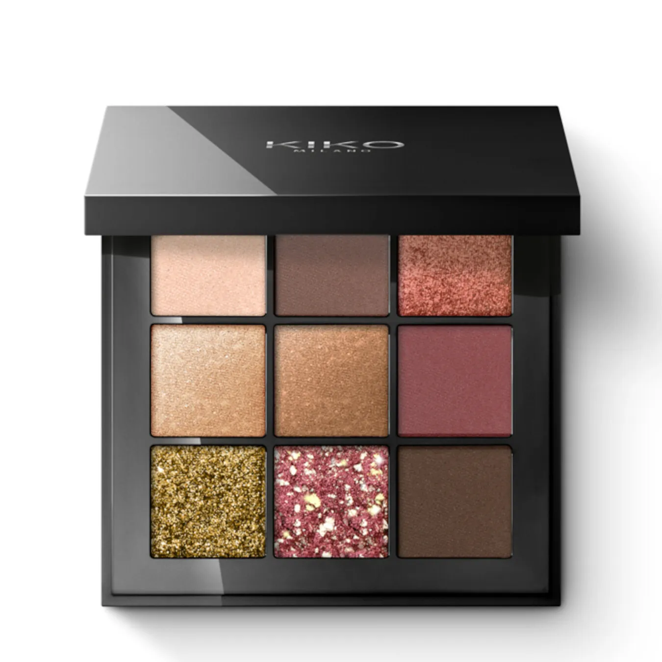 KIKO MILANO Glamour Multi Finish Eyeshadow Palette Eyeshadow Palette03 Burgundy Notes