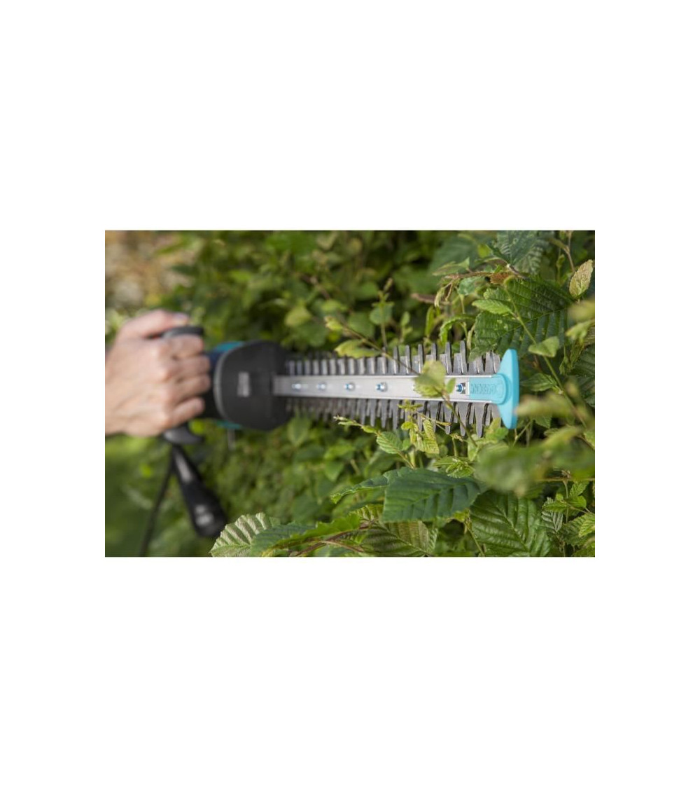 Taille-haies électrique easycut 420/45 – 420w – lame 45cm & coupe ø18mm – poignée ergoline – butée de protec