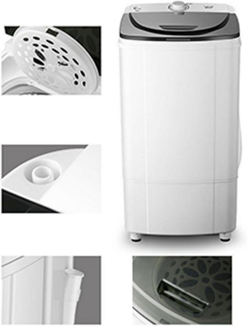 Sèche-linge MGHRUE 10 kg, essoreuse à économie d'énergie, lumière bleue à 360°, sèche-linge portable 2800 tr/min, sèche-linge à ventilation par gravité