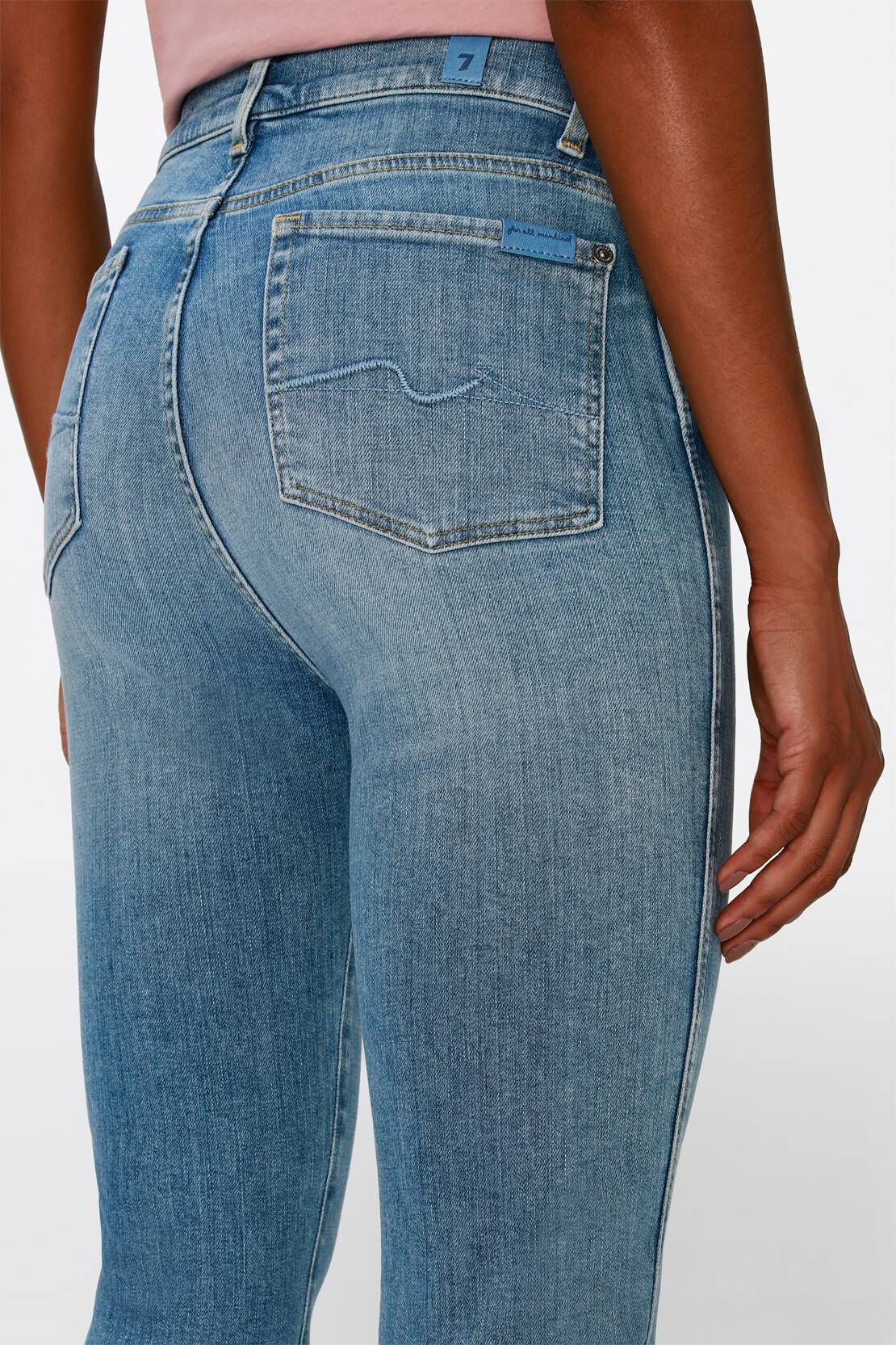 7 for all mankind| Damen Jeans HW SLIM KICK SLIM ILLUSION BRIGHTNESS