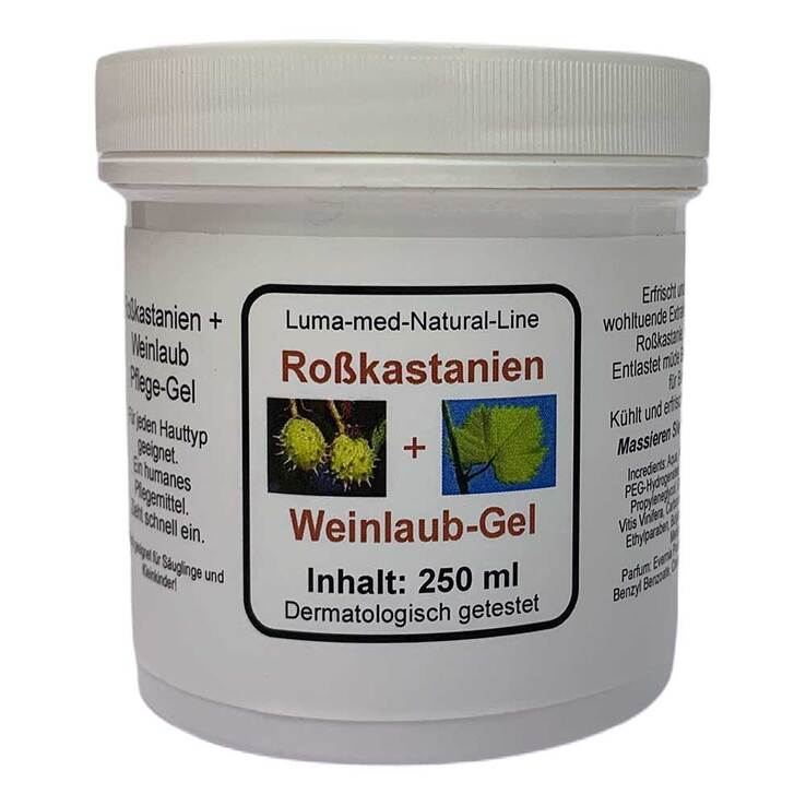 Rosskastanien Weinlaub Pflege Gel, 250 ml