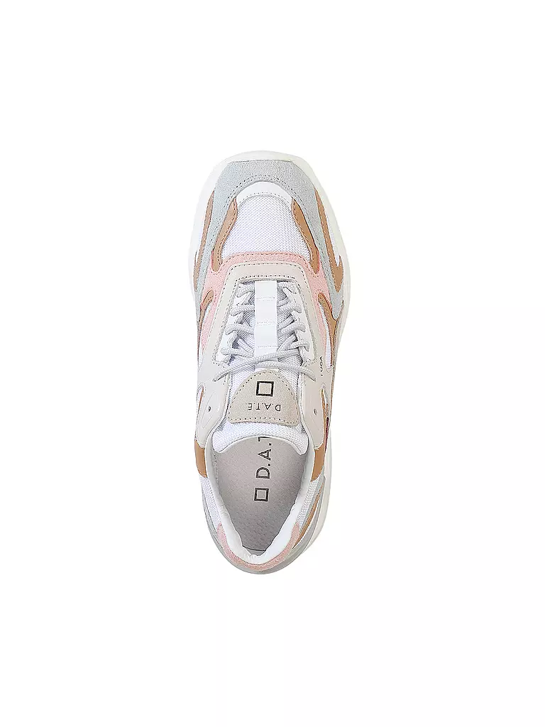 D.A.T.E. Sneaker FUGA COLORED weiss