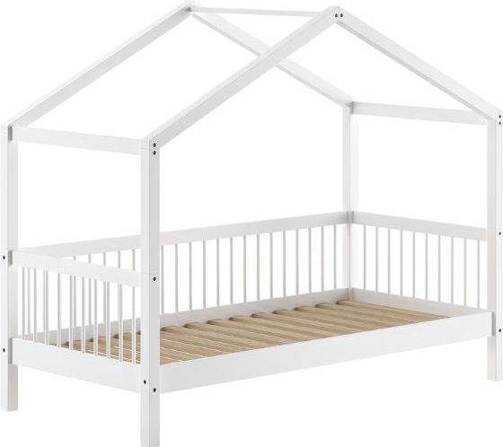Huisbed - Wit - Forrest - 90x200 - Met Uitvalbeveiliging en Bedtent