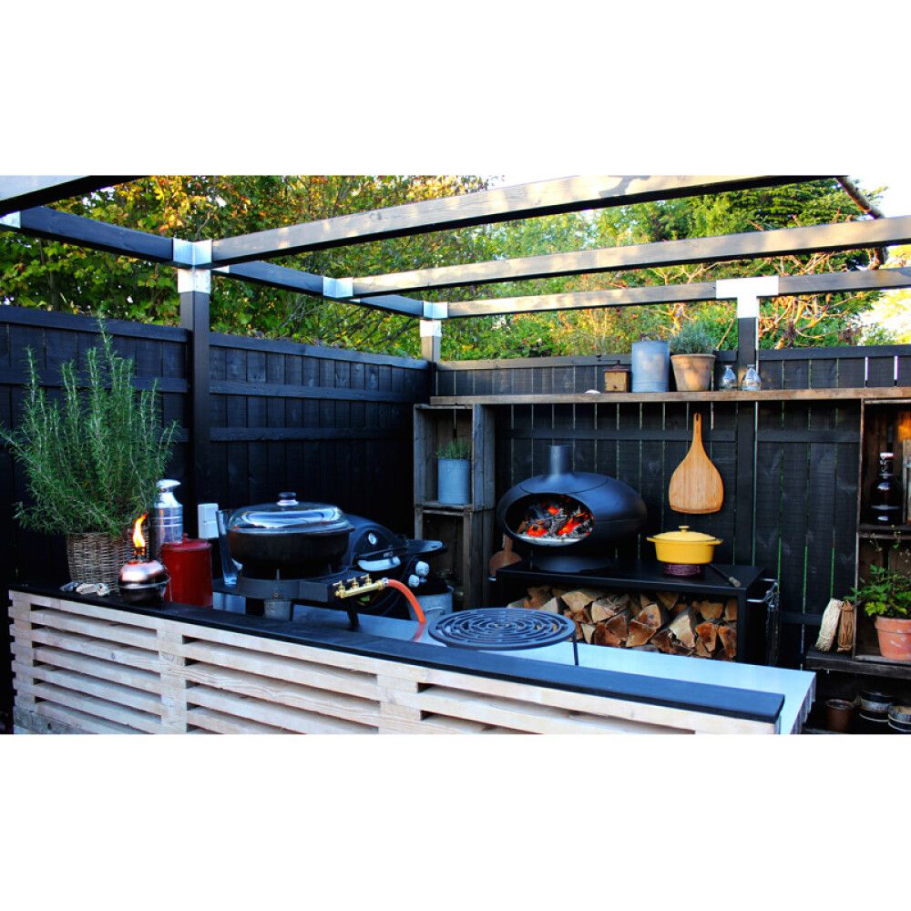 LEVEGG PLUS RUSTIK 180X180CM SVART