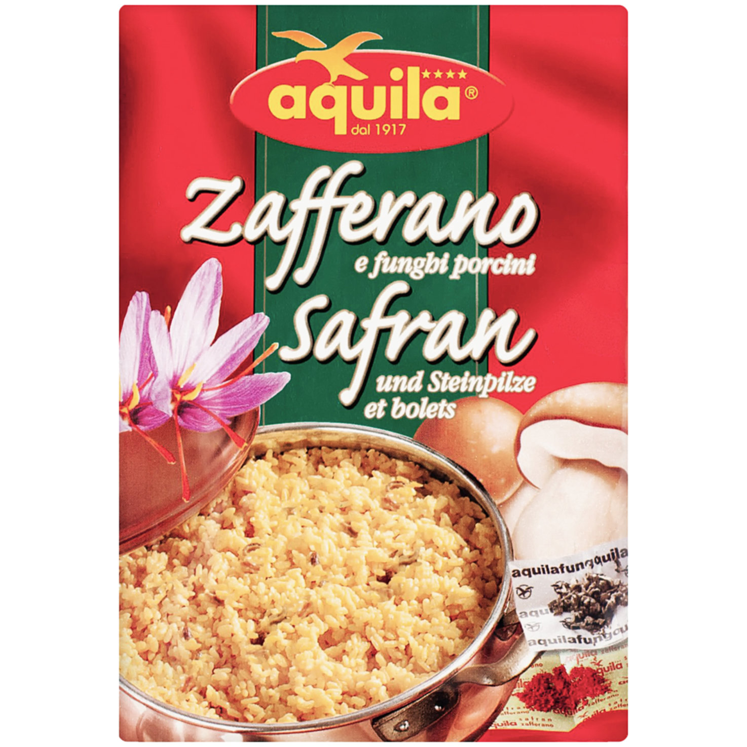 Aquila Safran mit Steinpilzen