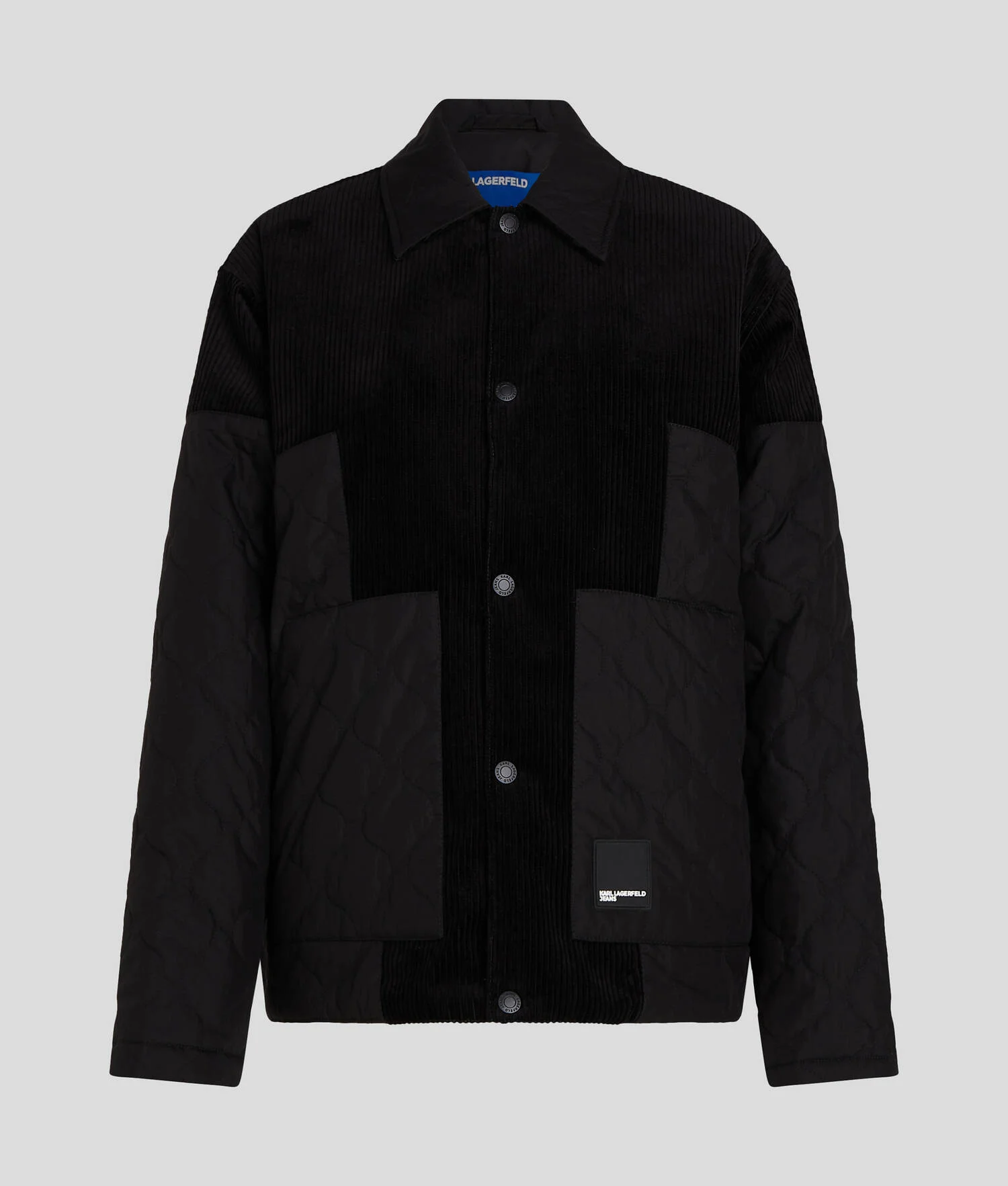VESTE KLJ EN MÉLANGE DE TISSUS